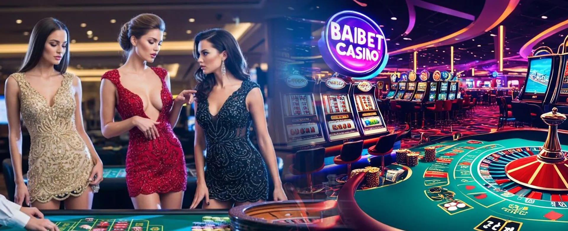 Dynamic 8k8 Online Casino background with bright lights